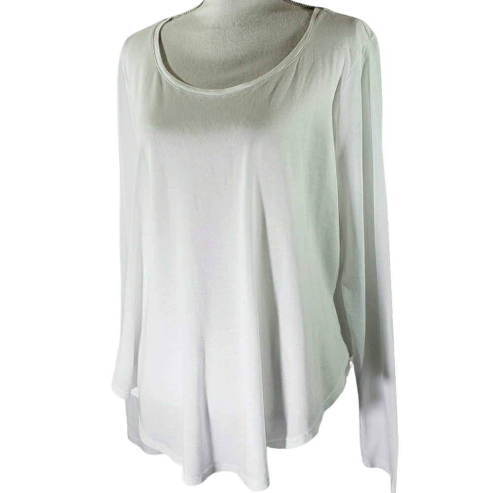 Chelsea Sky Tee Long-sleeve White